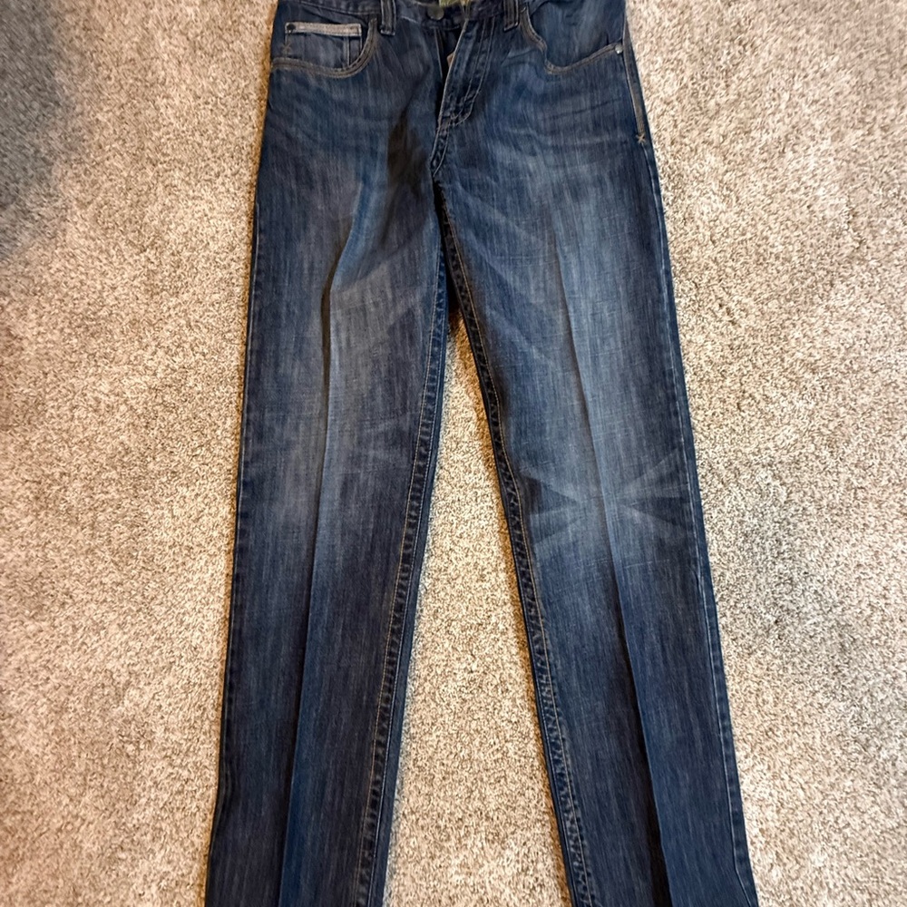 Wrangler Dark Blue Straight Jeans